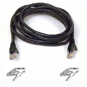 Belkin 100ft Cat6 Snagless Molded Patch Cable RJ45 - patch cable - ethernet - black - A3L980-100-BLK-S