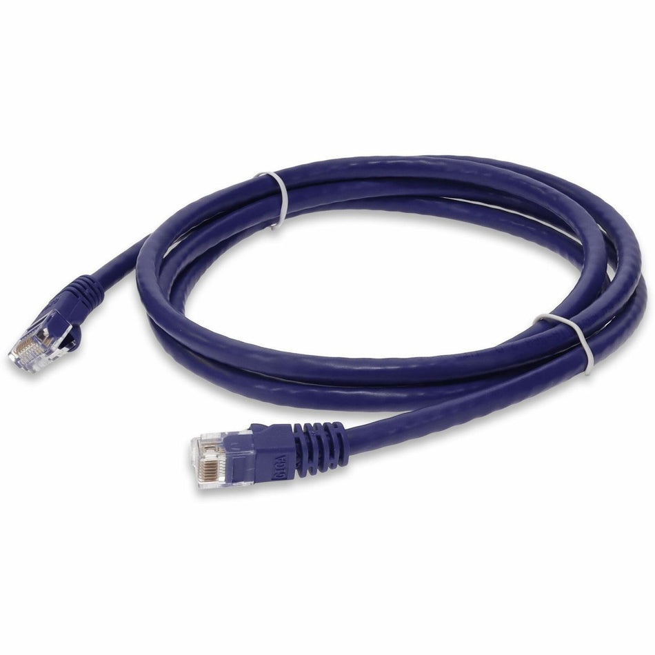 AddOn 5ft Purple CAT 6 PVC Ethernet Cable Snagless Easy Clear Boot TAA RJ-45 M/M - ADD-5FCAT6-PE-TAA