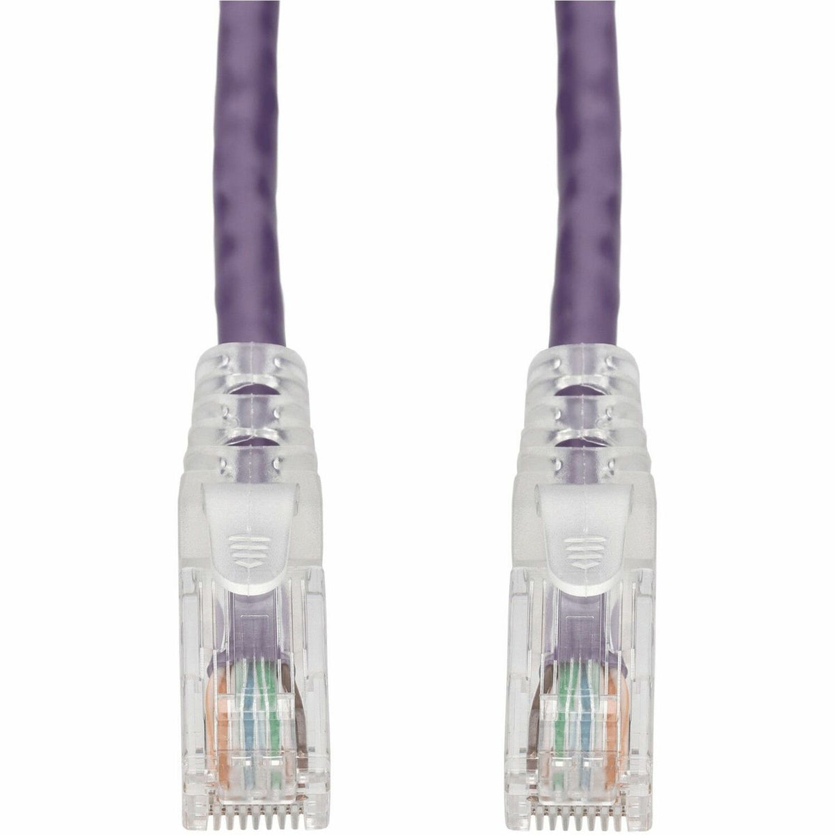AddOn 10ft Purple CAT 6 PVC Ethernet Cable Snagless Easy Clear Boot TAA RJ-45 M/M - ADD-10FCAT6-PE-TAA