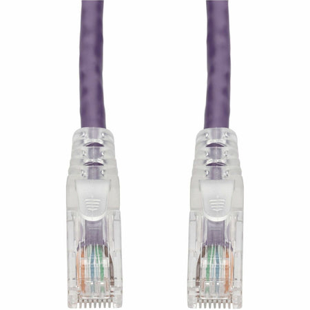 AddOn 10ft Purple CAT 6 PVC Ethernet Cable Snagless Easy Clear Boot TAA RJ-45 M/M - ADD-10FCAT6-PE-TAA
