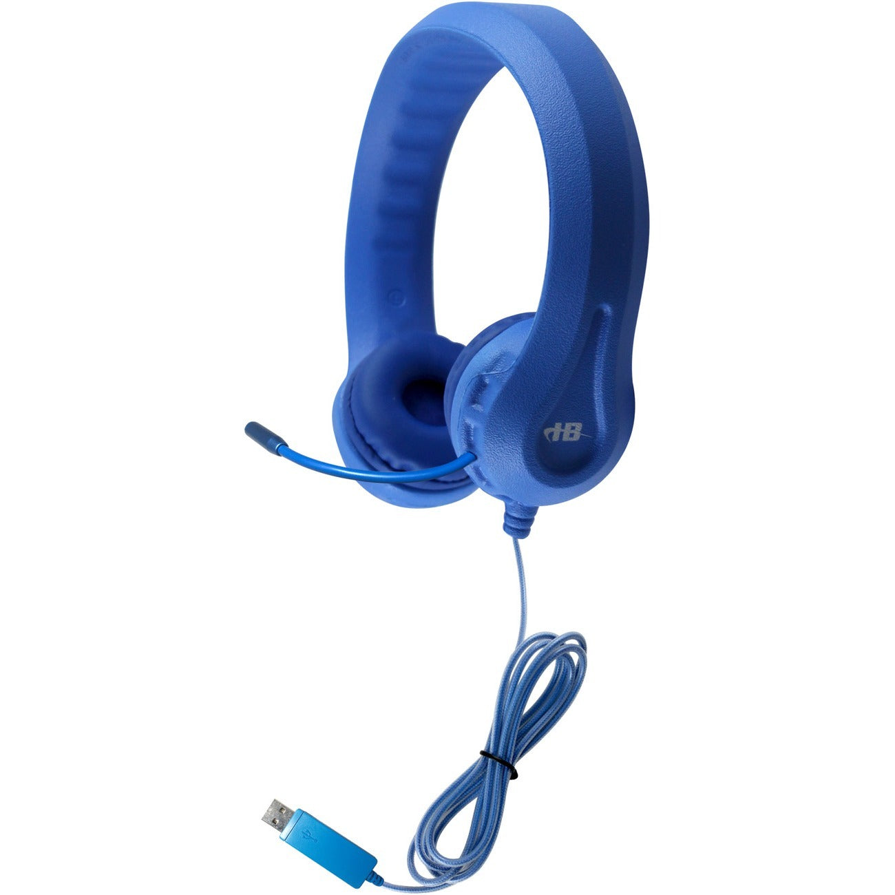 Hamilton Buhl Kid's Flex-Phones USB Headset With Gooseneck Microphone, Blue - KFX2U-BLU