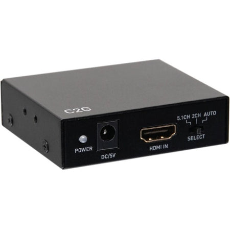 C2G HDMI Audio Extractor with TOSLINK, SPDIF and 3.5mm - 4K 60Hz - C2G41003