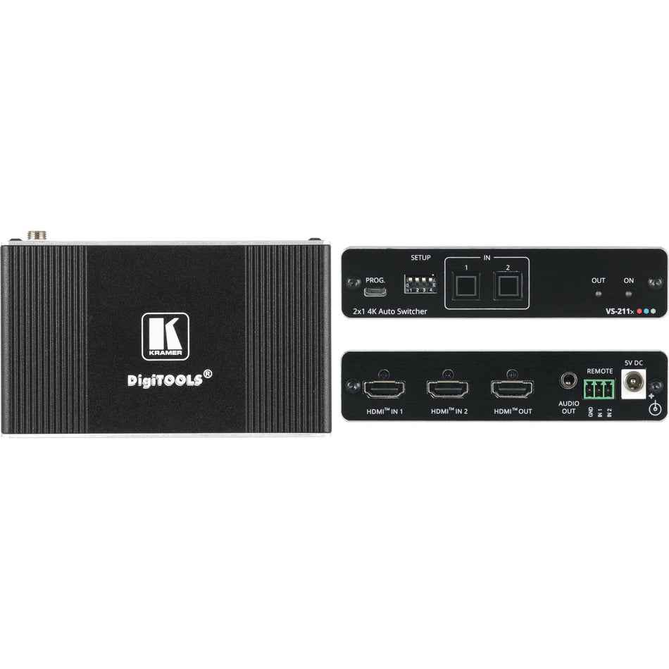 Kramer VS-211X 2x1 4K HDR HDMI Auto Switcher - 20-80549090