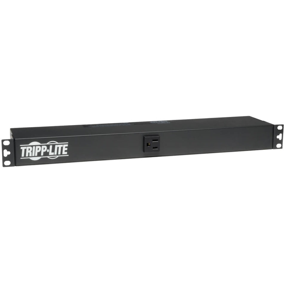 Tripp Lite by Eaton 1.8kW 120V Single-Phase Basic PDU - 13 NEMA 5-15R Outlets, 5-15P Input, 6 ft. Cord, 1U Rack-Mount - PDU121506