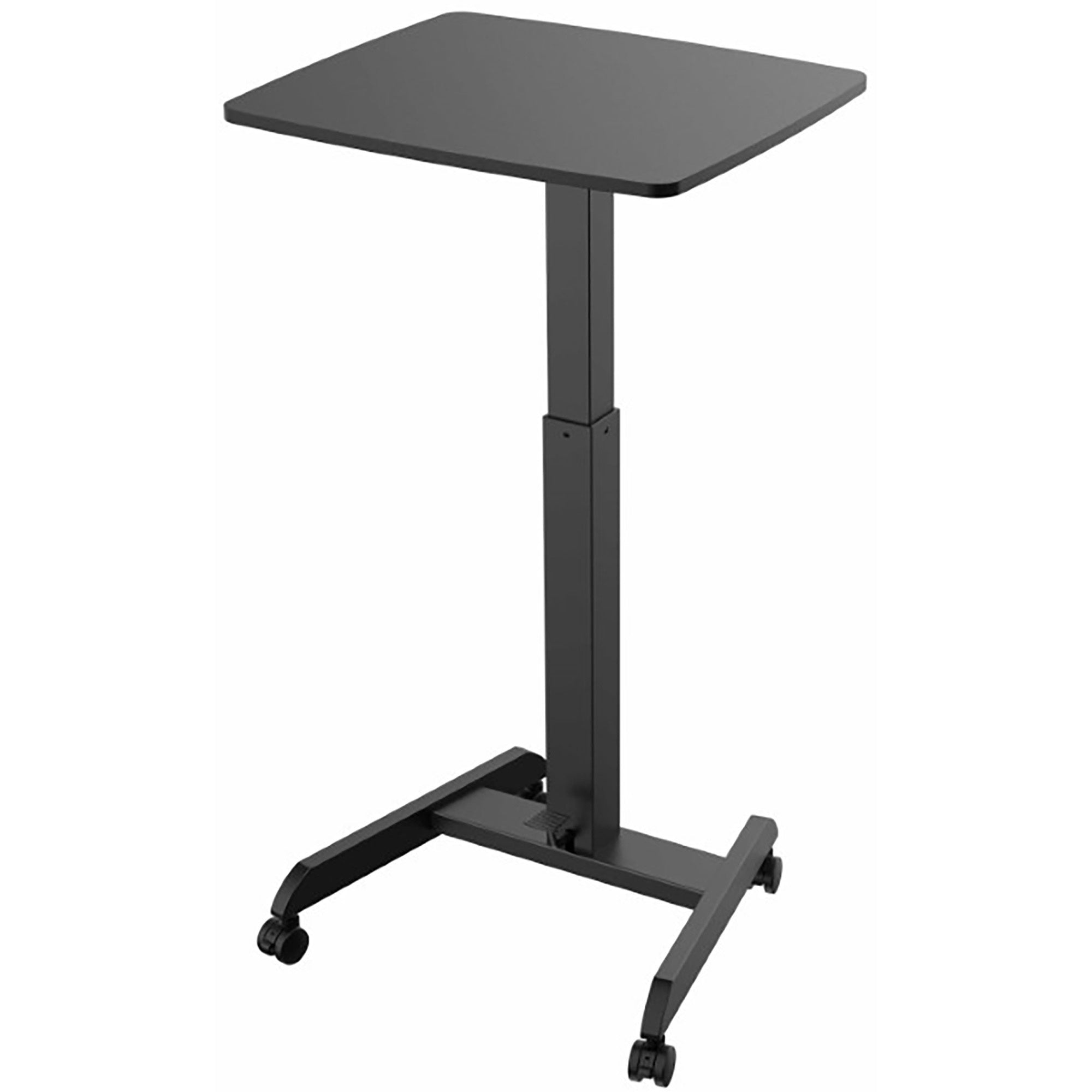 Kantek Mobile Height-Adjustable Compact Sit-Stand Desk - STS300B