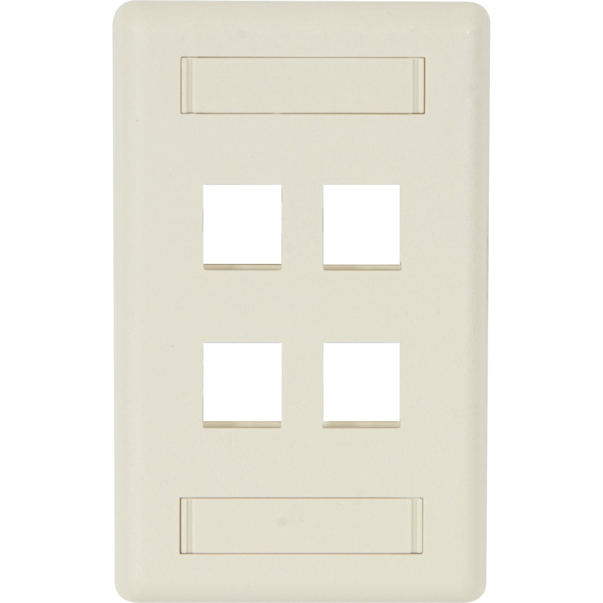 Black Box GigaStation2 4 Socket Network Faceplate - WPT474