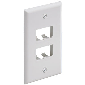 PANDUIT 4 Socket Mini-Com Classic Faceplate - CFP4EI