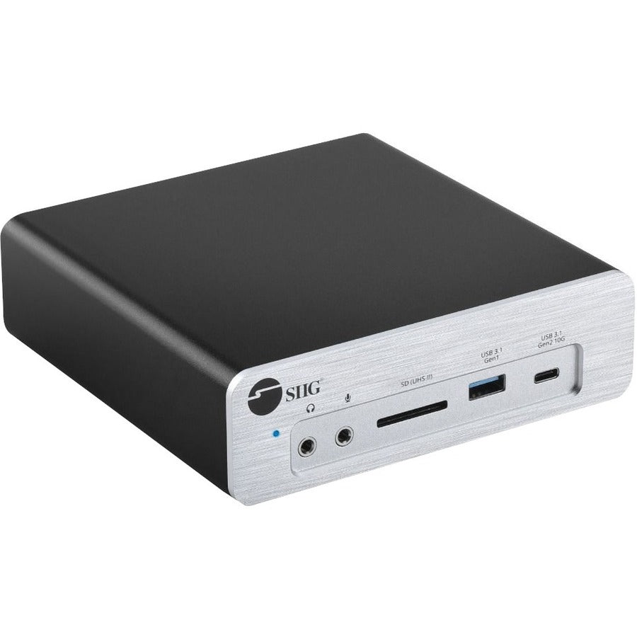 SIIG Thunderbolt 3 DP 1.4 Docking Station with Dual M.2 NVMe SSD & 96W PD - JU-DK0K11-S1