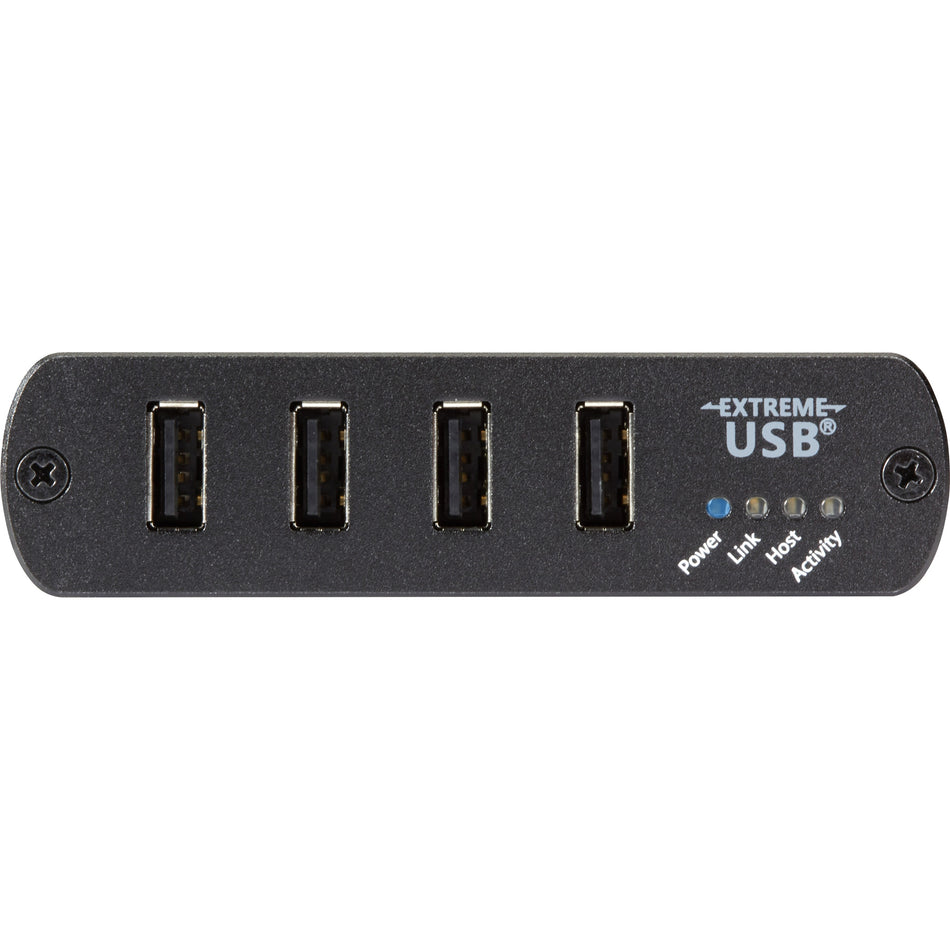 Emerald&reg; KVM-Over-IP Switchable Extender Receiver - LAN, (4) USB Type A, (1) RJ45, 4-Port, 100m - EMD100USB-R