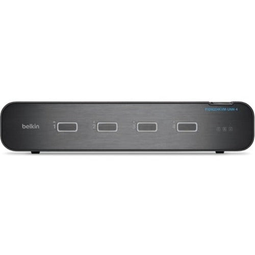 Belkin Universal 2nd Gen Secure KVM Switch, 4-Port Dual Head No CAC - F1DN204KVM-UNN4