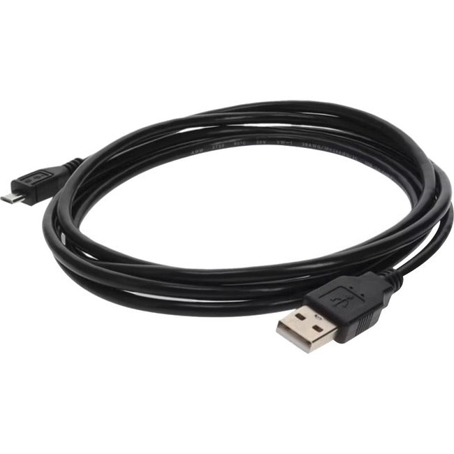 AddOn 6ft USB 2.0 (A) Male to Micro-USB 2.0 (B) Male Black Cable - USB2MICROUSB6