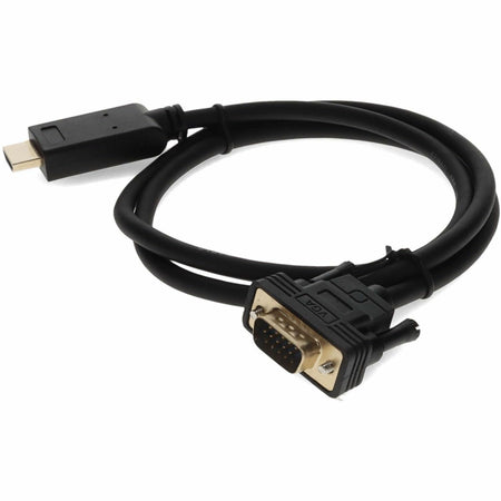 AddOn 3ft HDMI 1.3 Male to VGA Male Black Cable For Resolution Up to 1920x1200 (WUXGA) - HDMI2VGAMM3