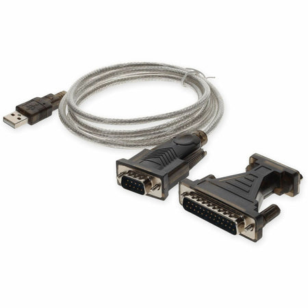 AddOn 5ft USB-A 2.0 Male to DB-25 Male Adapter Cable - USB2DB25