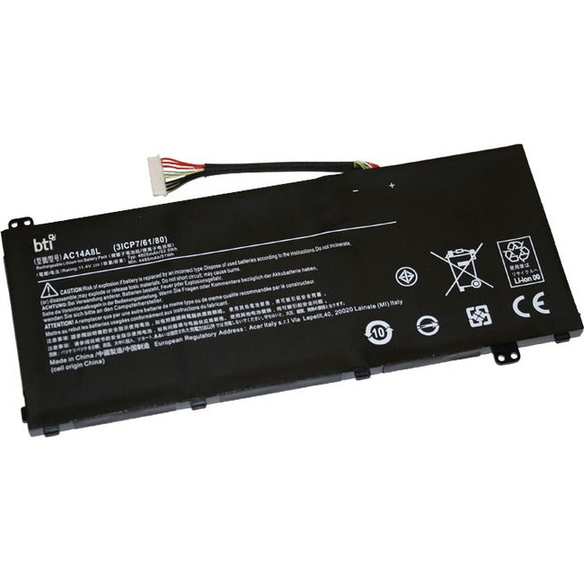 BTI AC14A8L-BTI 11.4V 51WHR LI-ION BATTERY - AC14A8L-BTI