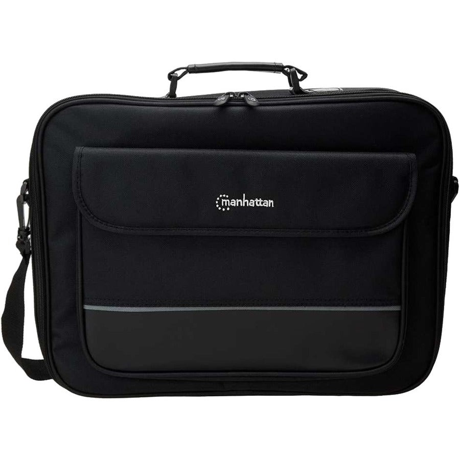 Manhattan Empire II 17" Laptop Briefcase, Black - 421560