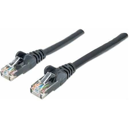 Intellinet Network Patch Cable, Cat6, 2m, Black, CCA, U/UTP, PVC, RJ45, Gold Plated Contacts, Snagless, Booted, Lifetime Warranty, Polybag - 342063