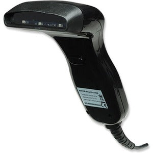 Contact CCD Handheld Barcode Scanner, USB, 80mm Scan Width, Cable 152cm, Max Ambient Light: 3,000 lux (sunlight), Black, Three Year Warranty - 401517