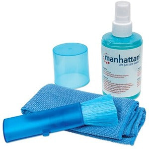 Manhattan LCD Cleaning Kit (6.75 ounces) with Microfiber Cloth and Retractable Brush - 421027