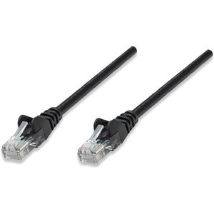 Intellinet Network Solutions Cat5e UTP Network Patch Cable, 0.5 ft (0.15 m), Black - 347310