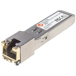Transceiver Module Optical, Gigabit RJ45 Copper SFP, 1000Base-T (RJ45) port, 100m, MSA Compliant, Equivalent to Cisco GLC-T, Ethernet, Fiber/Fibre, Three Year Warranty - 523882