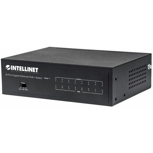 Manhattan 8-Port Gigabit Ethernet PoE+ Switch - 561204