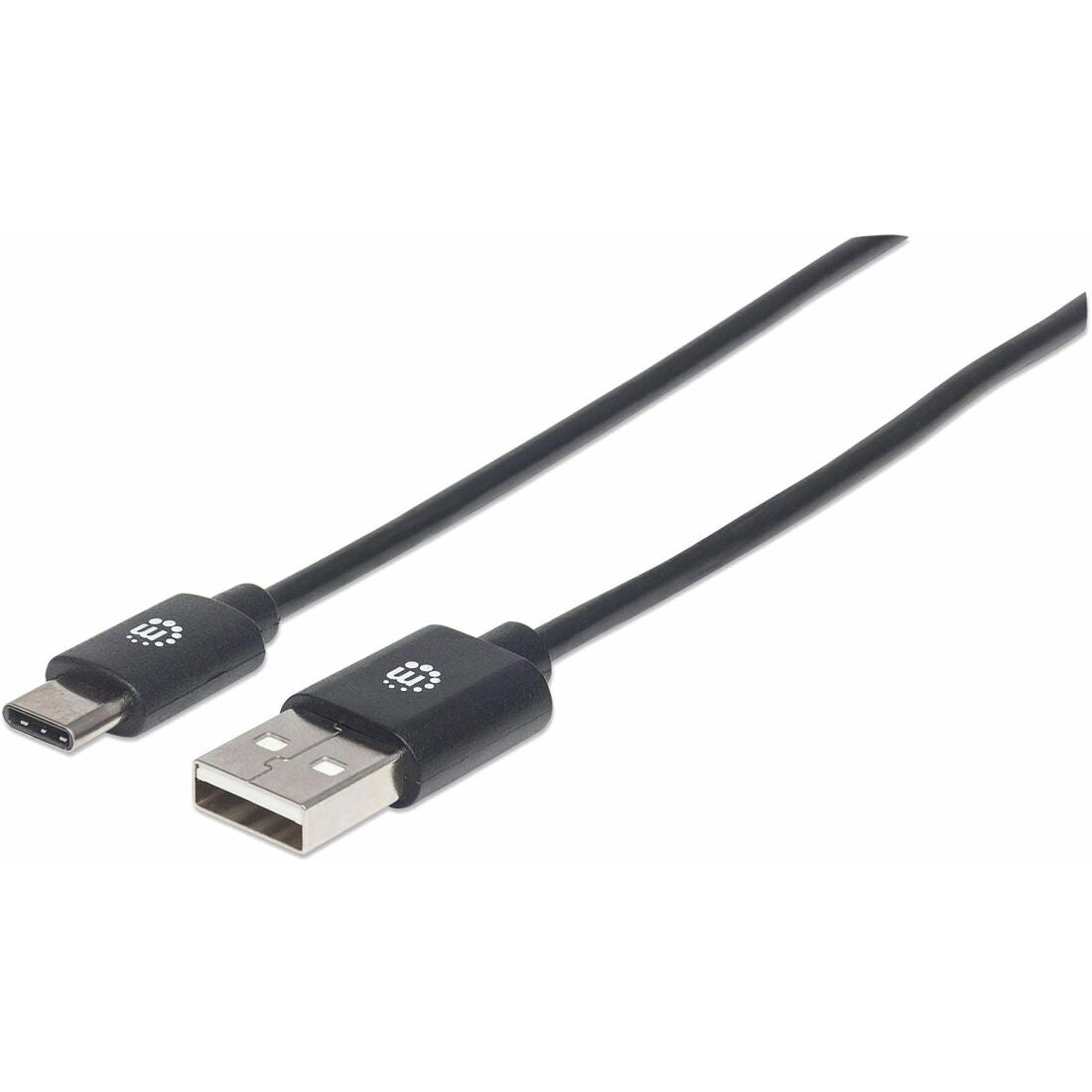 USB-C to USB-A Cable, 2m, Male to Male, 480 Mbps (USB 2.0), Hi-Speed USB, Black, Lifetime Warranty, Equivalent to USB2AC2M - 354929