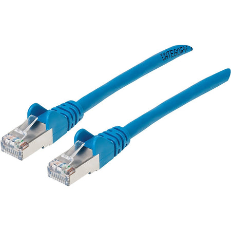 Manhattan Cat6a S/FTP Patch Cable, 10 ft., Blue - 741491