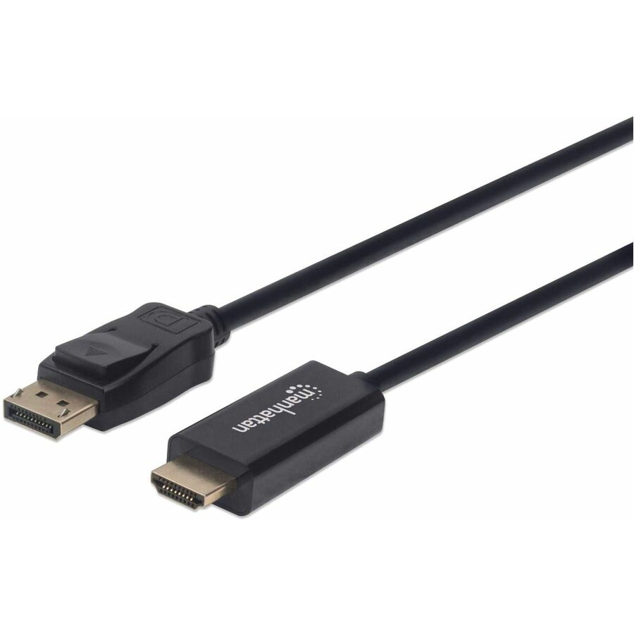 DisplayPort 1.2 to HDMI Cable, 4K@60Hz, 1.8m, Male to Male, DP With Latch, Black, Not Bi-Directional, Three Year Warranty, Equivalent to 6F-DP-HDMI-4K60-HDR (except 20cm shorter) - 153201