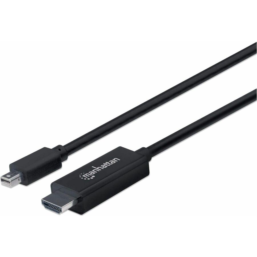 Mini DisplayPort 1.2 to HDMI Cable, 4K@60Hz, 1.8m, Male to Male, Black, Not Bi-Directional, Three Year Warranty, Similar to MDP2HDMM2MB. - 153287