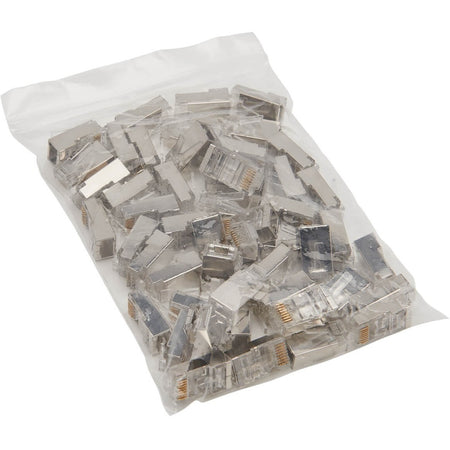 Eaton Tripp Lite Series Cat6 RJ45 Pass-Through FTP Modular Plug, 50 Pack, TAA - N232-050-FTP