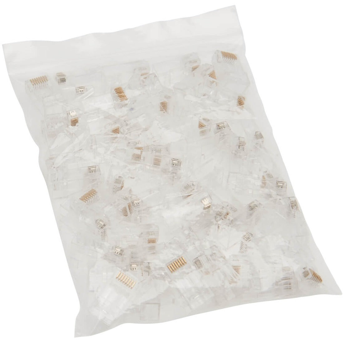 Eaton Tripp Lite Series Cat6 RJ45 Pass-Through UTP Modular Plug, 50 Pack, TAA - N232-050-UTP