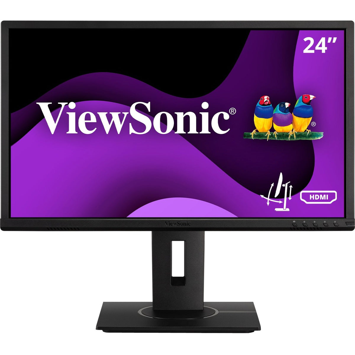 ViewSonic VG2440 24 Inch IPS 1080p Ergonomic Monitor with Integrate vDisplyManager HDMI DisplayPort VGA USB Inputs for Home and Office - VG2440