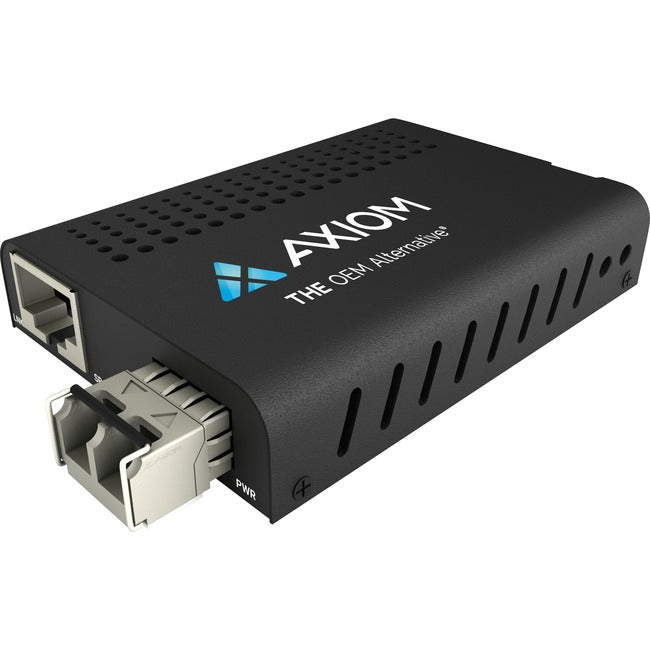 Axiom Mini 10Gbs RJ45 to 10GBASE-LR Media Converter - SMF, LC, 20km, 1310nm - MC10-S3L20-AX