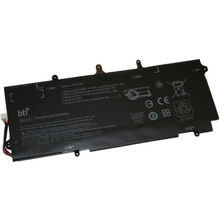 BTI 722297-005-BTI 11.1V 42WHR LI-ION BATTERY 722236-171, 722297-001, BL06XL, HSTNN-W02C, 722236-1C1, 722297-005, BLO6XL, 722236-271, BL06042XL, HSTNN-DB5D, 722236-2C1, BL06O42XL, HSTNN-IB5D ELITEBOOK FOLIO 1040 G1, ELITEBOOK FOLIO 1040 G2 - 722297-005-BTI