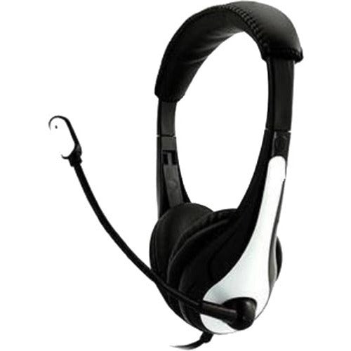 Ergoguys Wired Headset with 3.5mm Plug, Black/White - EG-36WHT