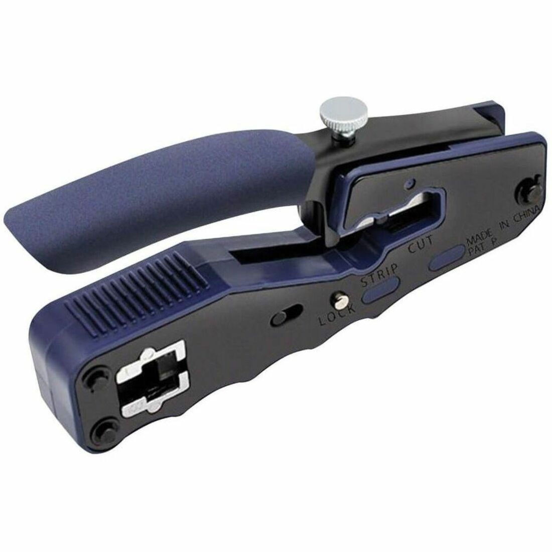 Tripp Lite by Eaton Crimping Tool with Cable Stripper for Pass-Through RJ45 Plugs - T100-PT1