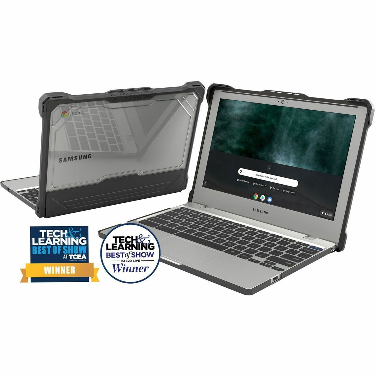 MAXCases Extreme Shell-S for Samsung Chromebook 4 11" (Black) - SS-ESS-CB4-BLK