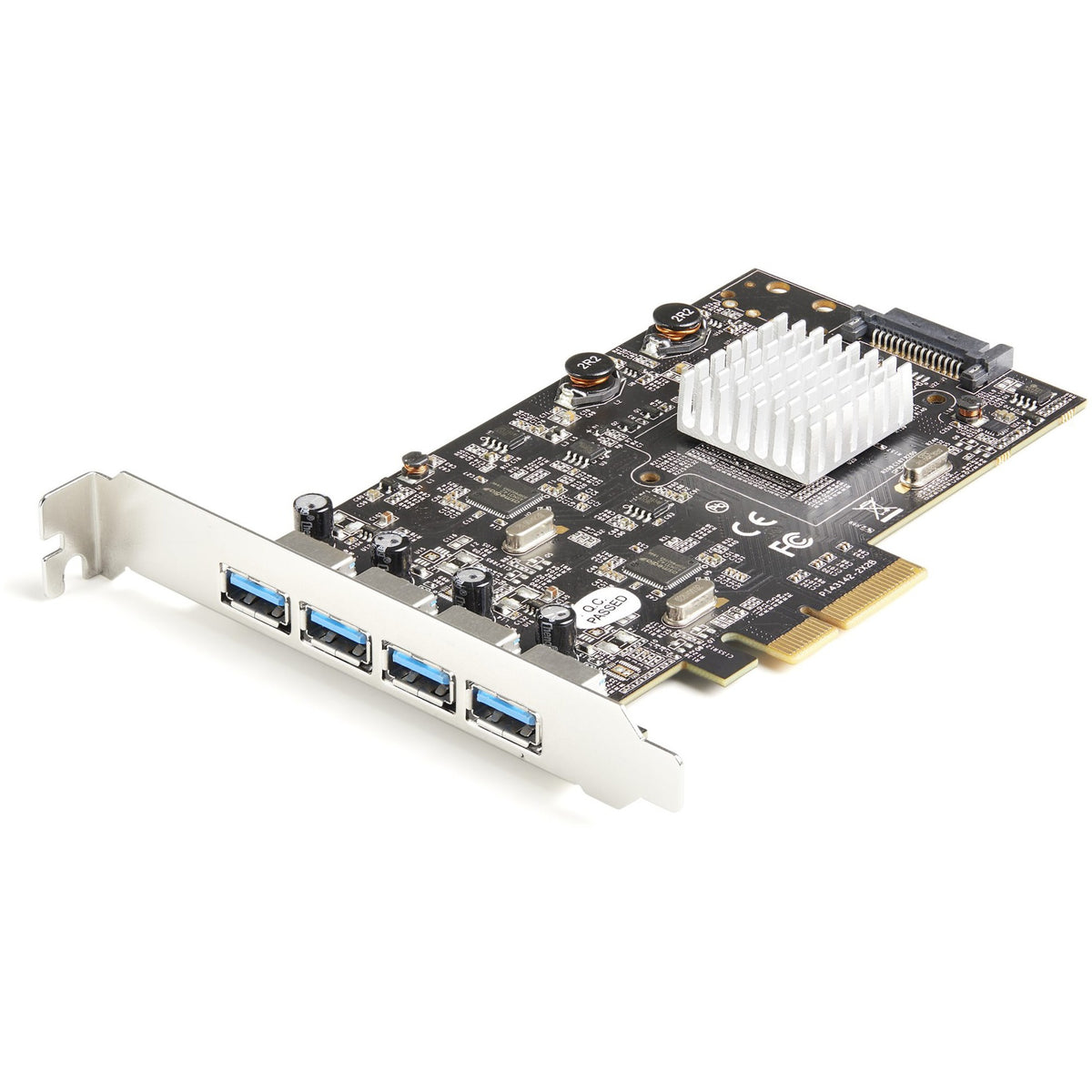 StarTech.com 4-Port USB PCIe Card - 10Gbps USB 3.2 Gen 2 Type-A PCI Express Expansion Card - 2 Controllers - 4xUSB - Windows/Mac/Linux - PEXUSB314A2V2