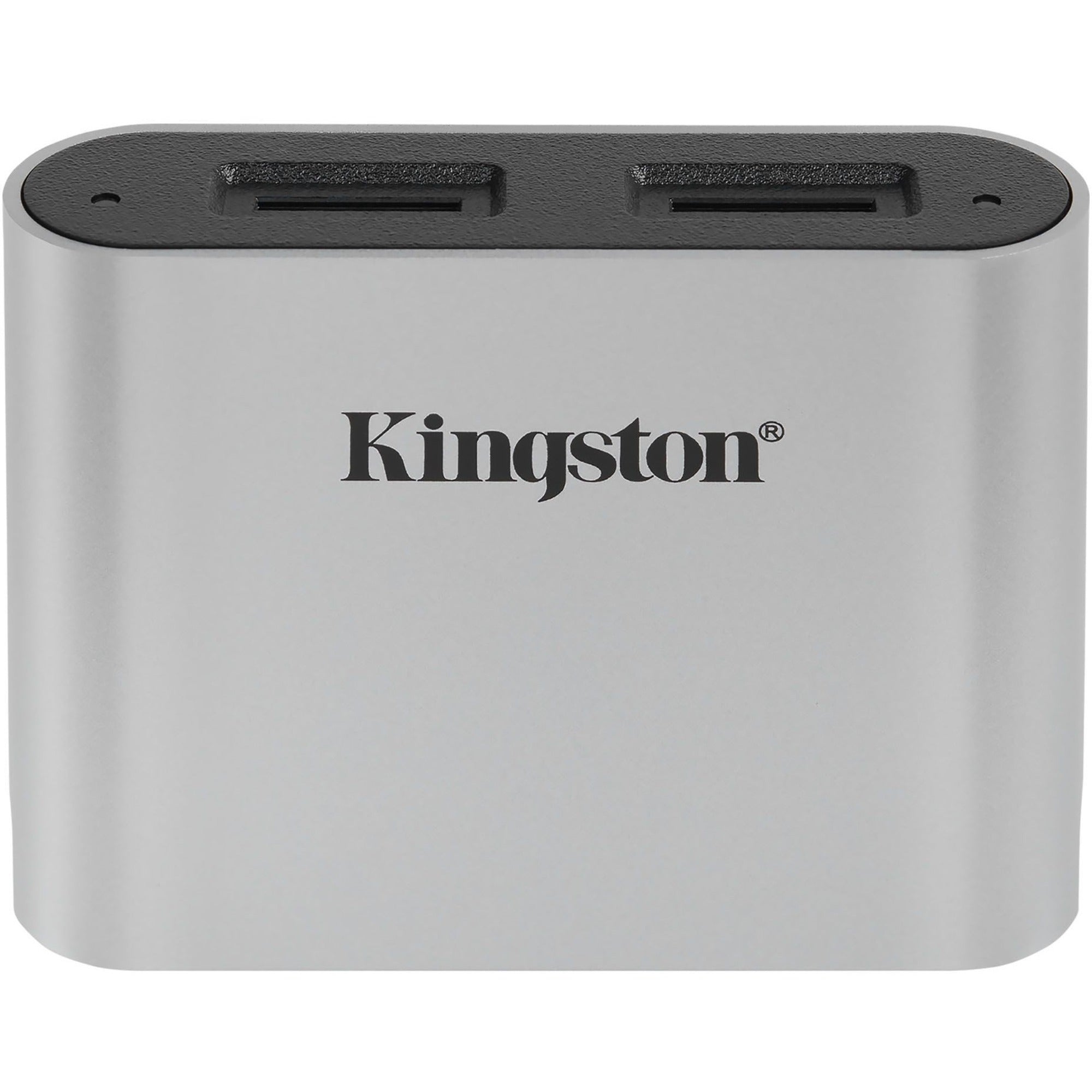 Kingston USB3.2 Gen1 Workflow Dual-Slot microSDHC/SDXC UHS-II Card Reader - WFS-SDC