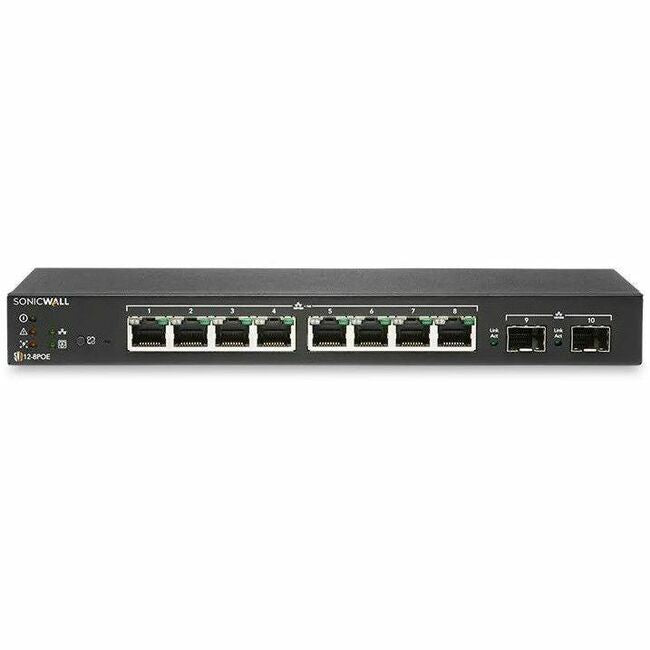 SonicWall SWS12-8 Ethernet Switch - 02-SSC-8365