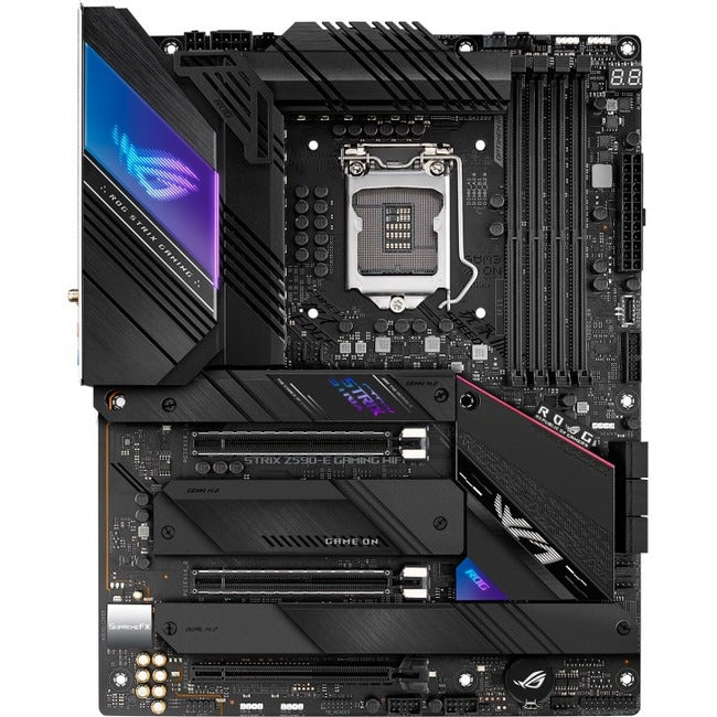 Asus ROG Strix Z590-E GAMING WIFI Desktop Motherboard - Intel Z590 Chipset - Socket LGA-1200 - Intel Optane Memory Ready - ATX - ROG STRIX Z590-E GAMING WIFI