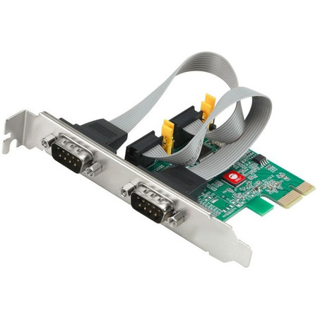 SIIG 2 Port DP Cyber RS-232 2S PCIe Card - 250Kbps - JJ-E20711-S1