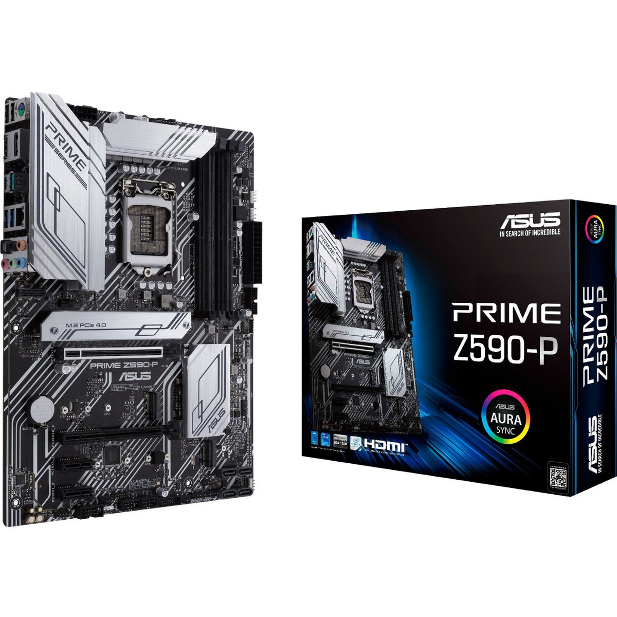 Asus Prime Z590-P Desktop Motherboard - Intel Z590 Chipset - Socket LGA-1200 - Intel Optane Memory Ready - ATX - PRIME Z590-P