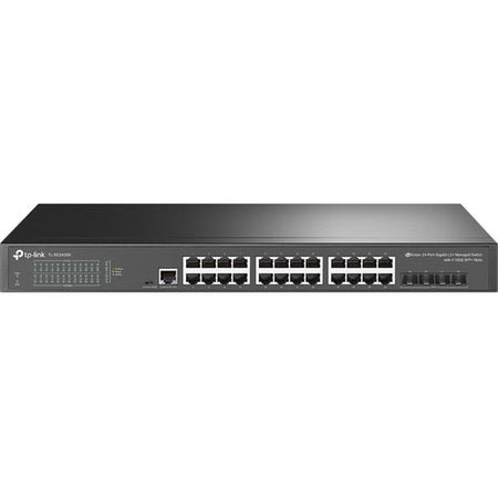 TP-Link TL-SG3428X - JetStream 24-Port Gigabit L2+ Managed Switch with 4 10GE SFP+ Slots - TL-SG3428X