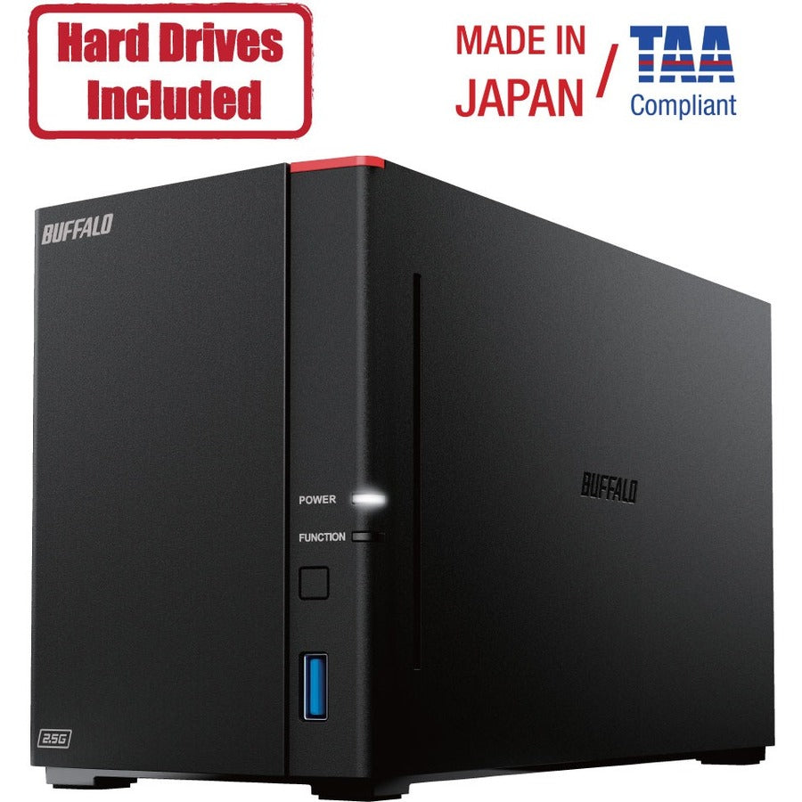 Buffalo LinkStation SoHo 720DB 4TB Hard Drives Included (2 x 2TB, 2 Bay) - LS720D0402B