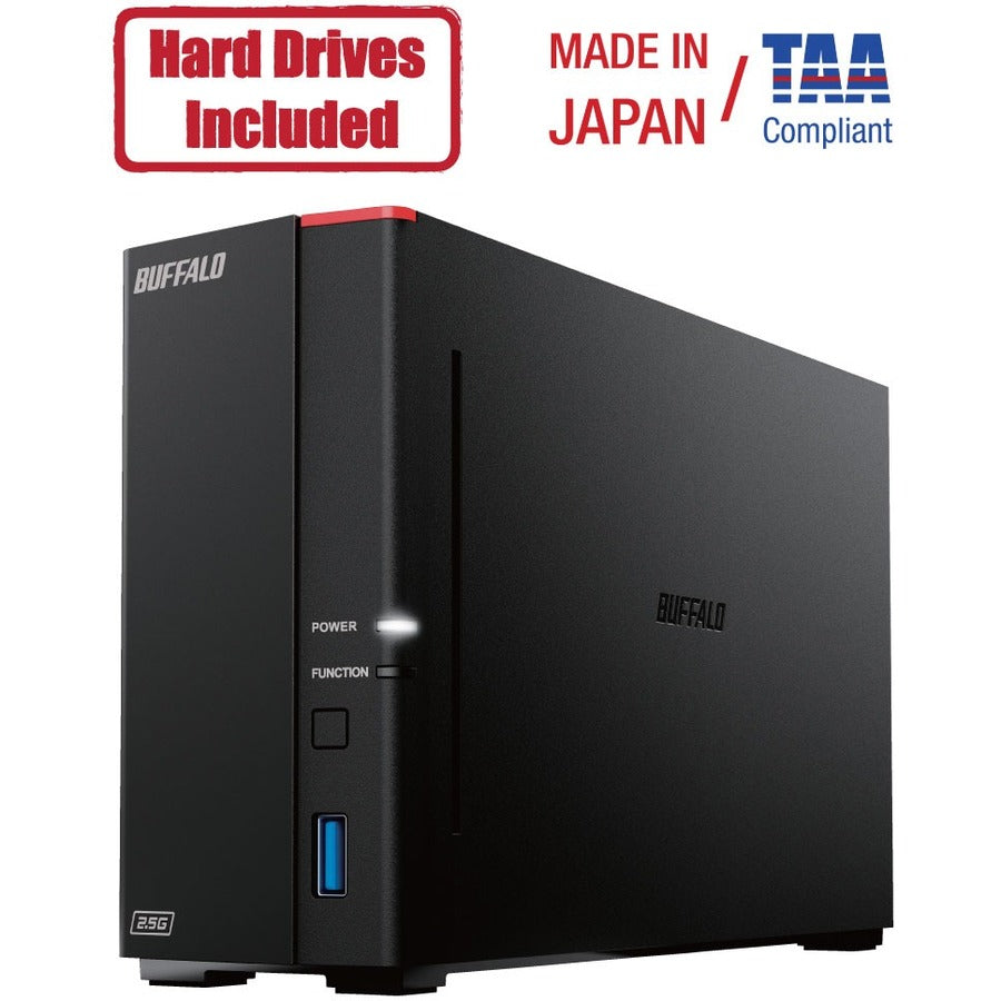 BUFFALO LinkStation 710 1-Bay 6TB Personal Cloud NAS Storage Hard Drives Included - LS710D0801