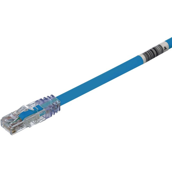 Panduit Cat 6A 24 AWG UTP Copper Patch Cord, 7 ft, Blue - UTP6AX7BU