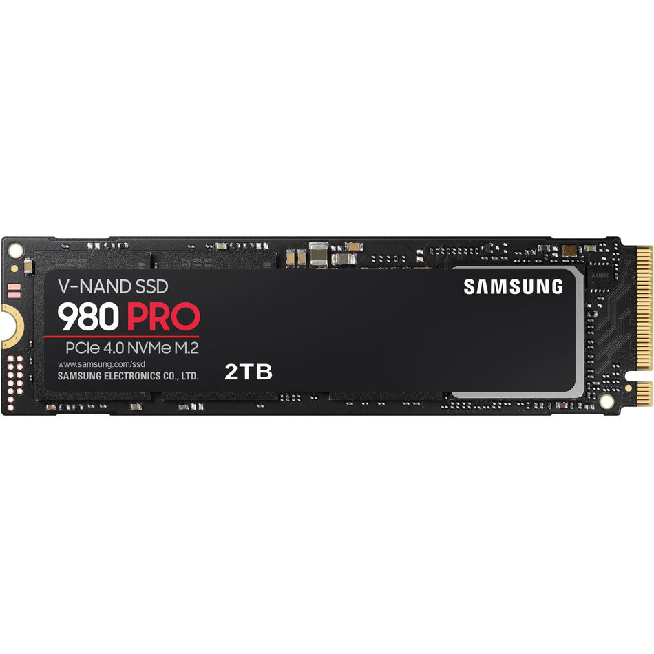 Samsung 980 PRO MZ-V8P2T0B/AM 2 TB Solid State Drive - M.2 2280 Internal - PCI Express NVMe (PCI Express NVMe 4.0 x4) - MZ-V8P2T0B/AM