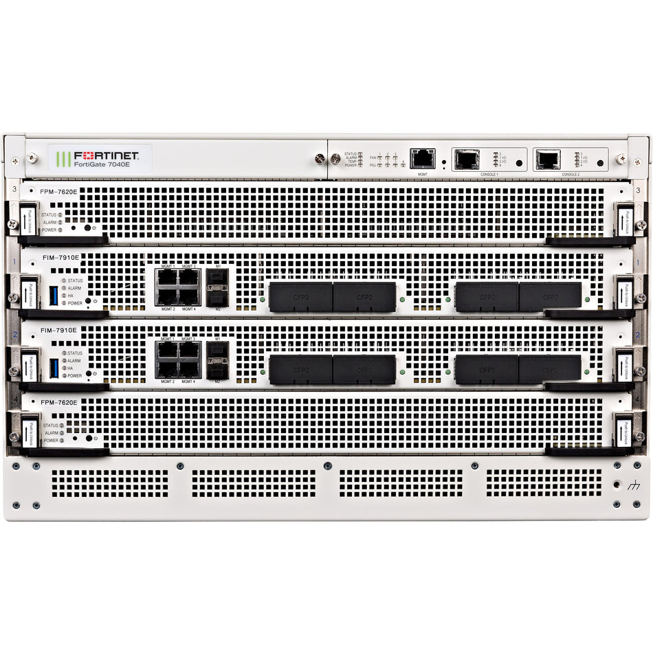 Fortinet FortiGate FG-7040E Network Security/Firewall Appliance - FG-7040E-9-BDL-950-60