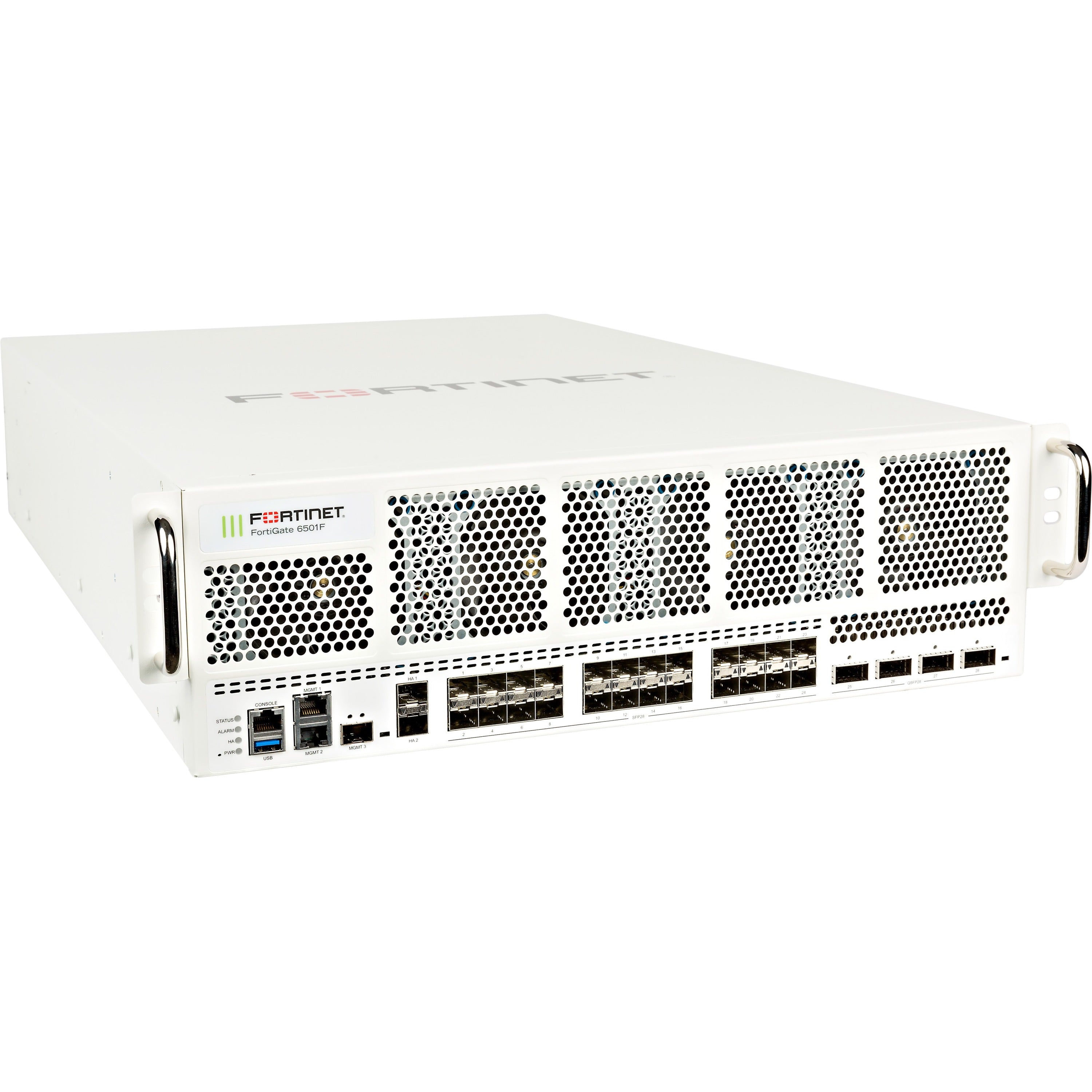 Fortinet FortiGate FG-6501F-DC Network Security/Firewall Appliance - FG-6501F-DC-BDL-950-60